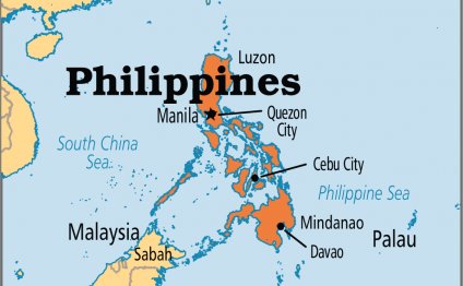 A map of the Philippines