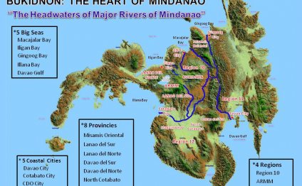 Major rivers of Mindanao