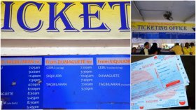 Information board at Cebu Ferry Station