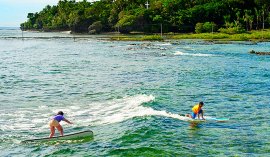 Surfing in Siargao