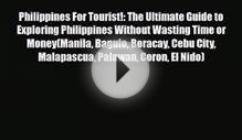 Download Philippines For Tourist!: The Ultimate Guide to