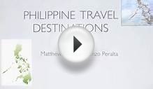 Philippine Travel Destinations