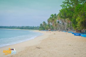 White sand Beach at Saud